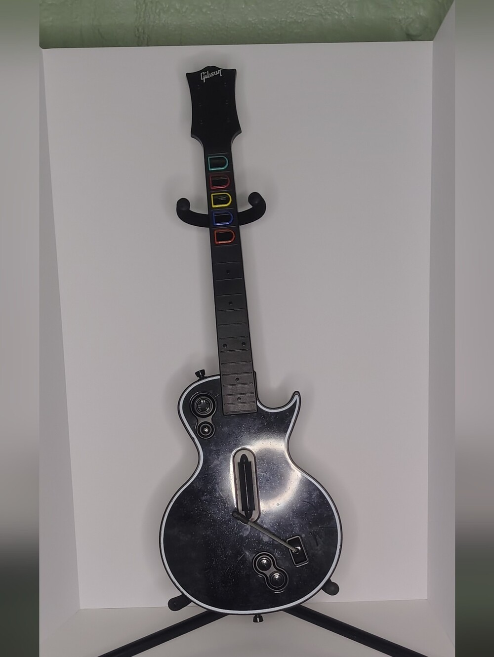 Guitar Hero Wireless  Guitar Controller Black Les Paul for PS3 parts only.